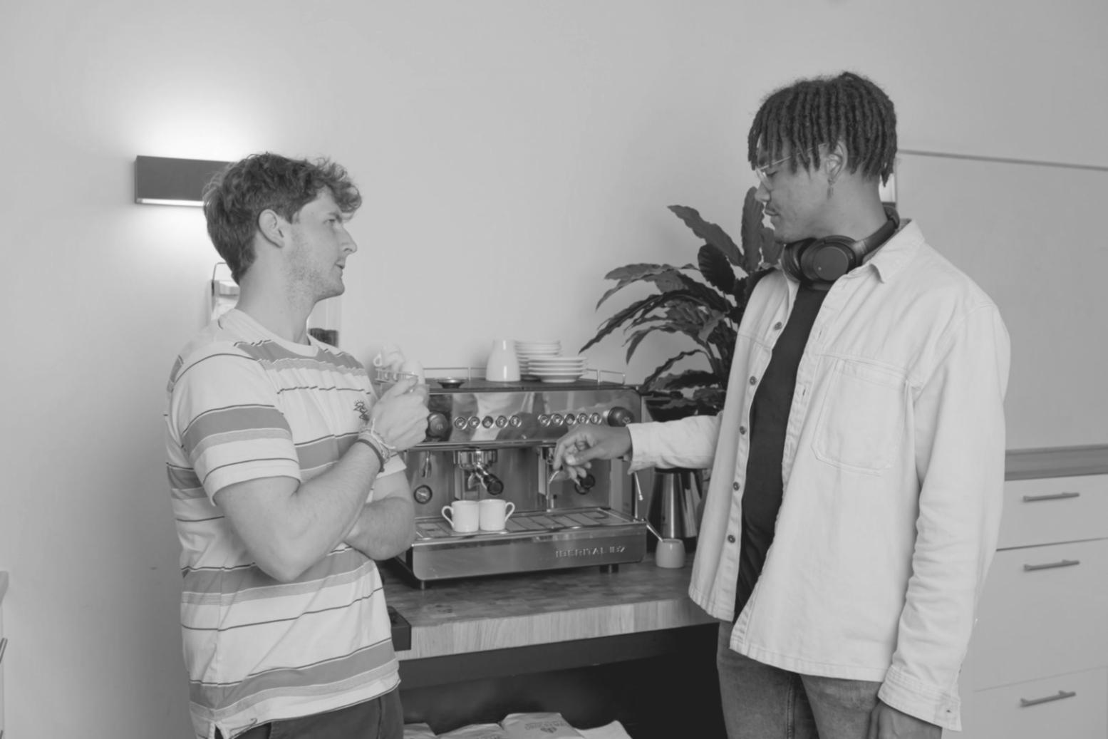 Students engaged in capital budgeting workshop discussion